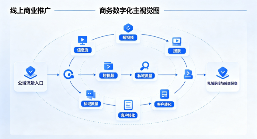 工农区线上商业推广怎么做？全域流量闭环搭建与低成本转化实战指南